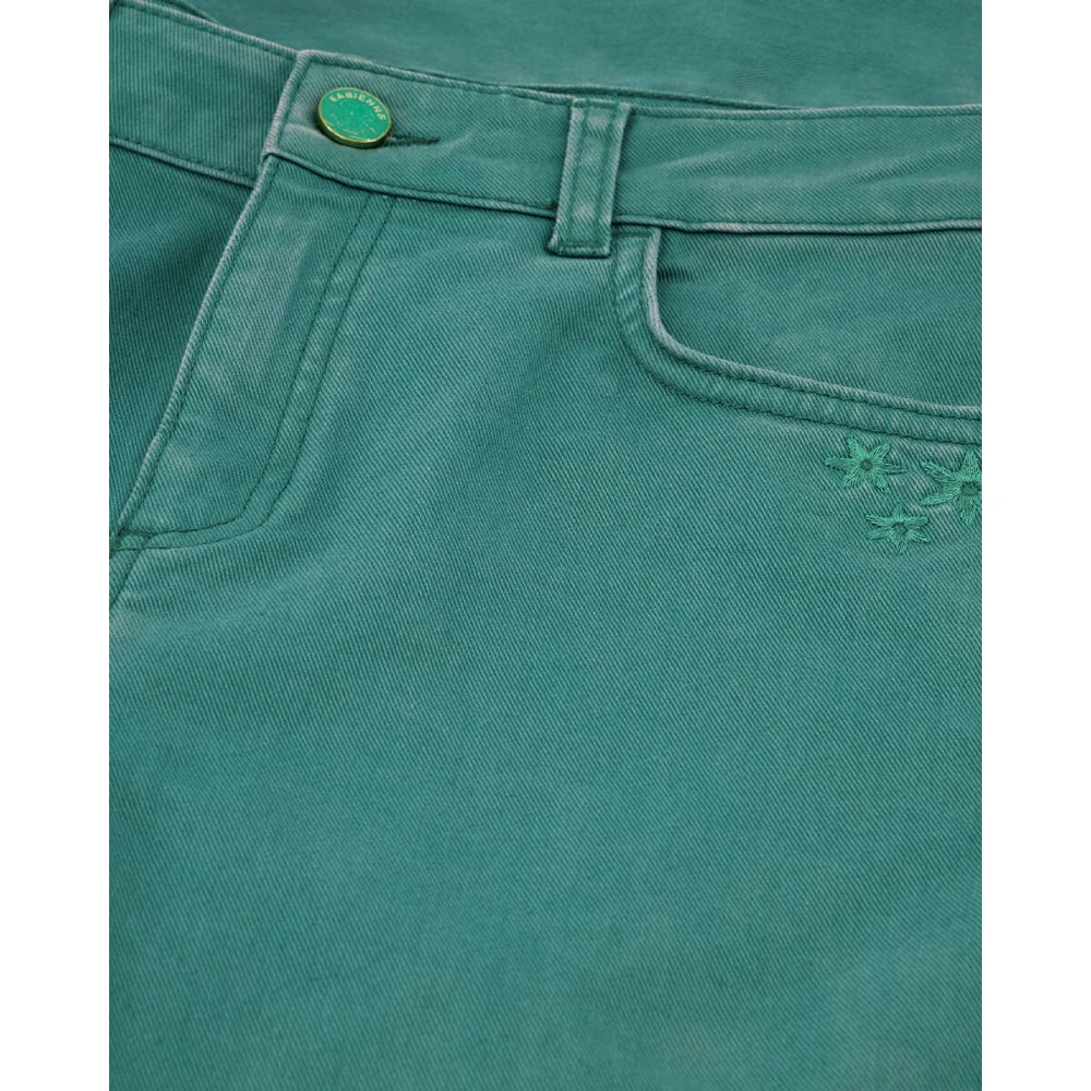 Fabienne Chapot Eva Flare Jeans Green Dames