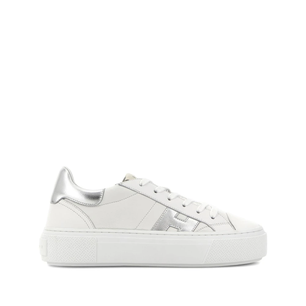 Hogan Silk Upper Sneakers Dames Schoenen Wit