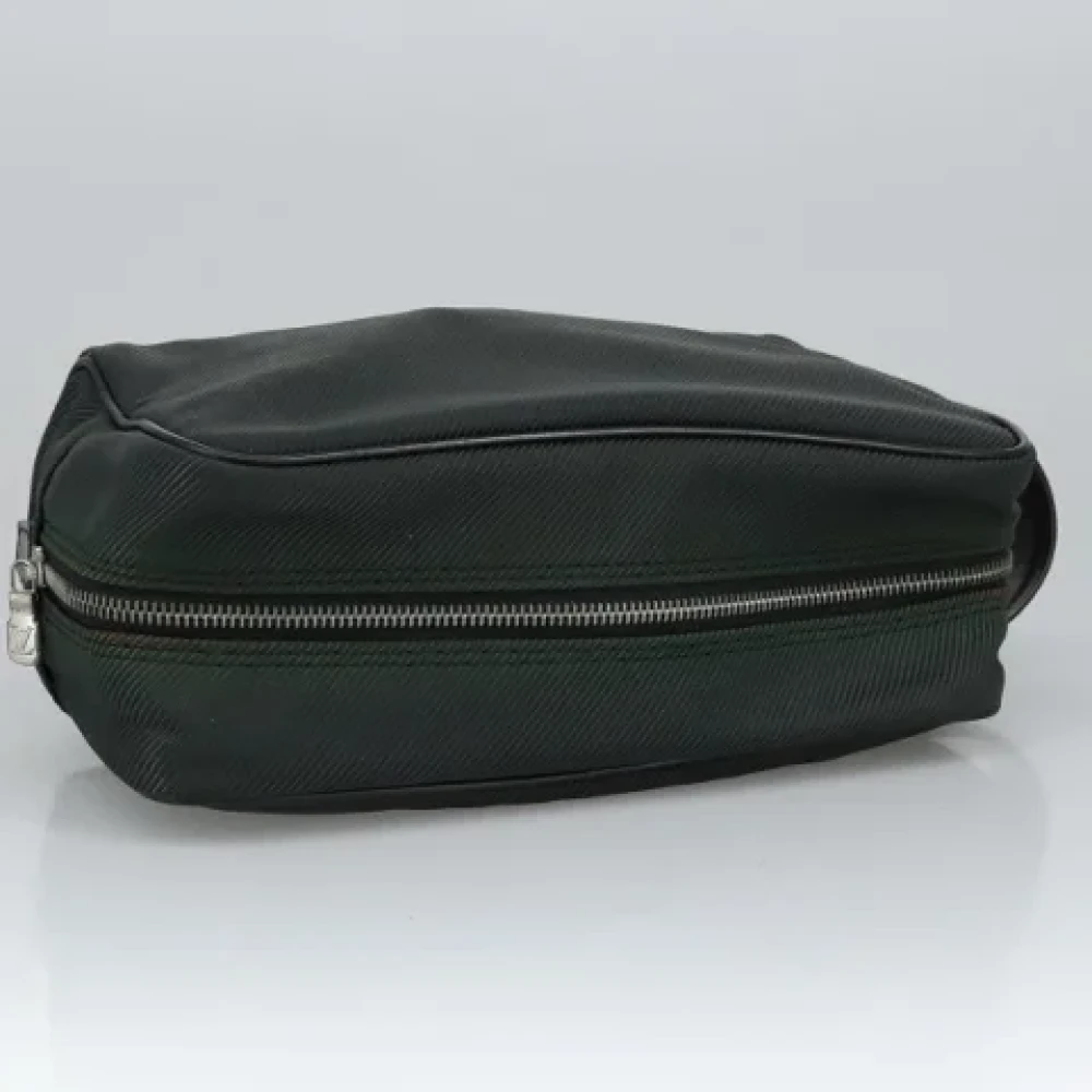 Louis Vuitton Vintage Pre-owned Leather clutches Green Dames