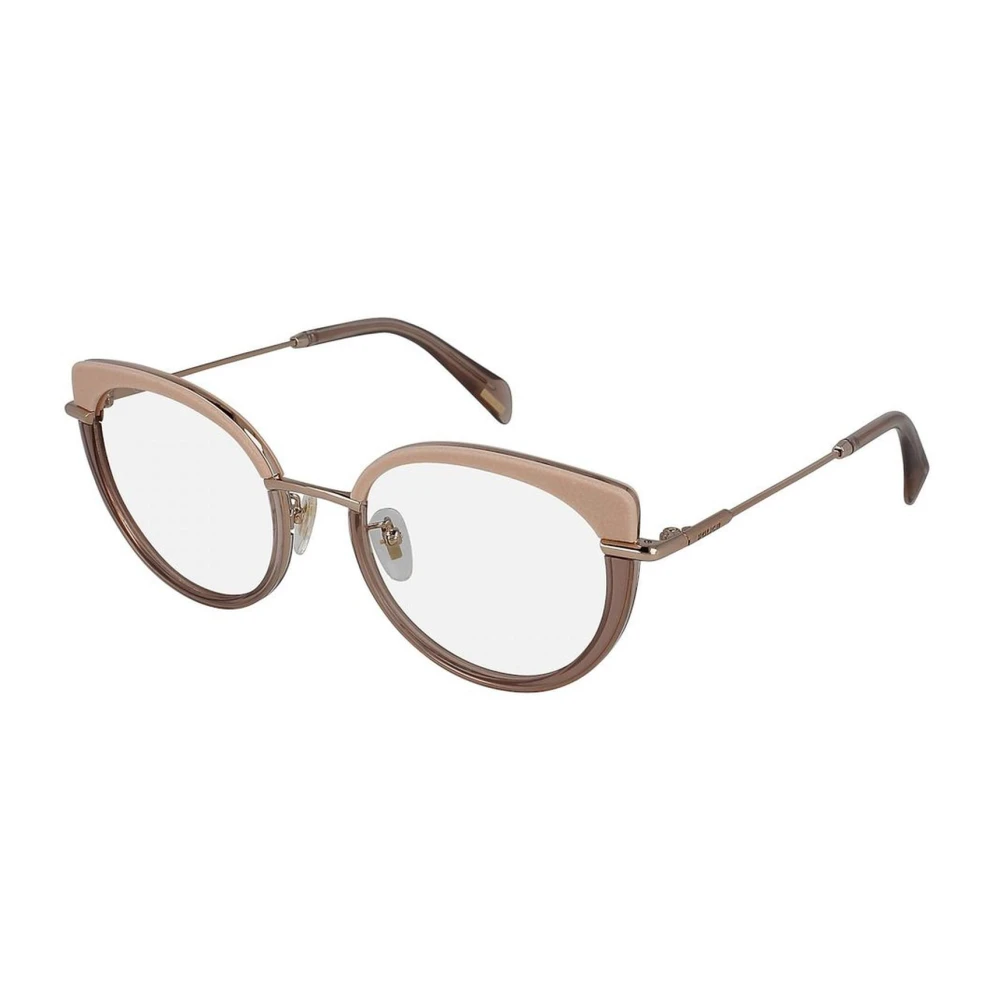 Police Roze wijzerplaat metalen frames voor vrouwen Brown Dames