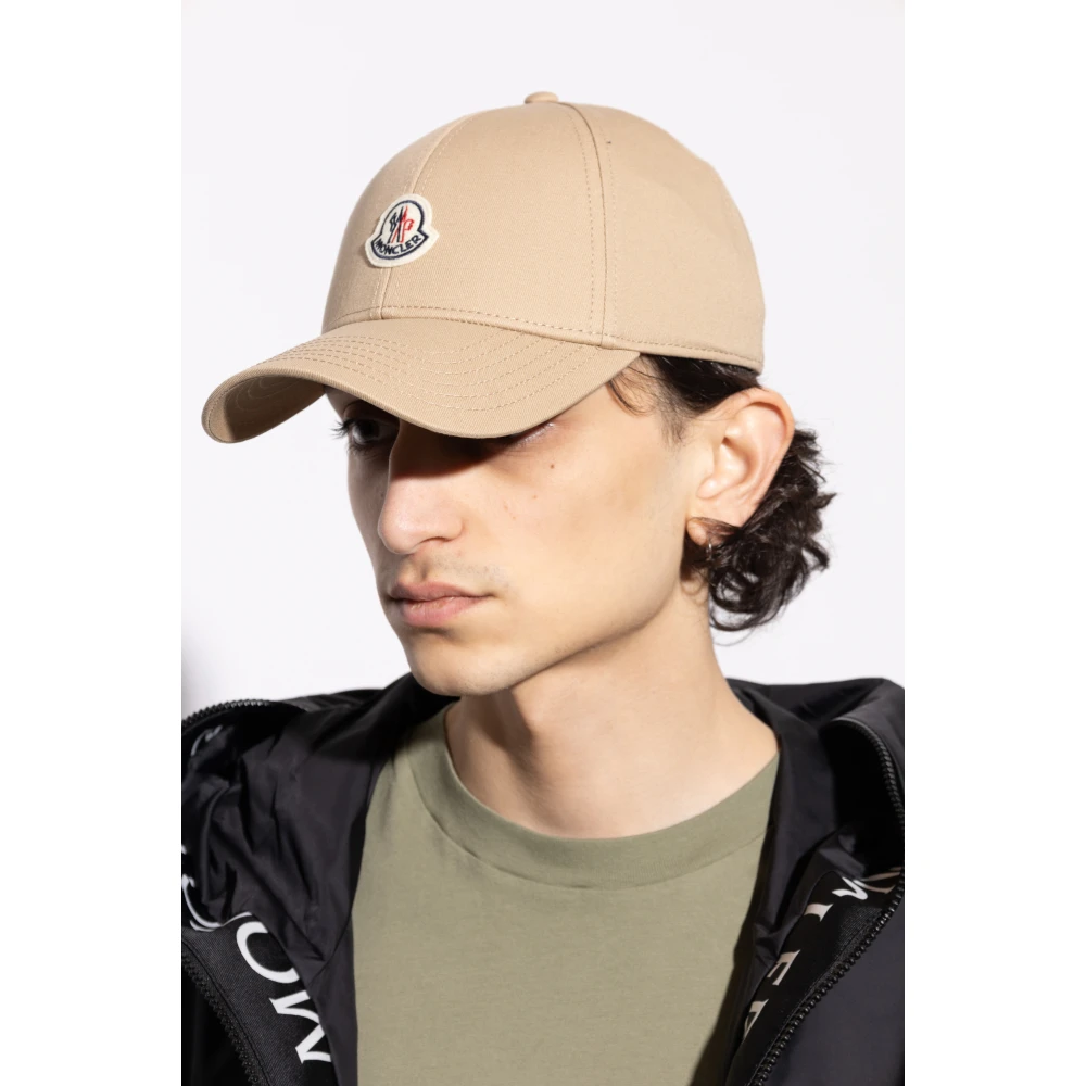 Moncler Baseball Cap Beige Heren