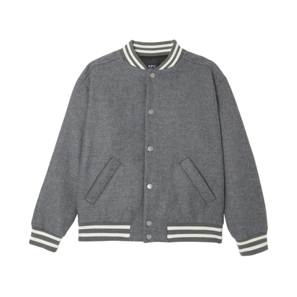 A.p.c. Men's Gray Blouson Micky