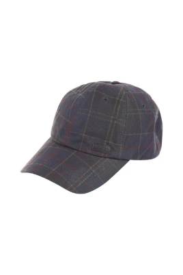 Vaxad Bomull Tartan Skärmkeps