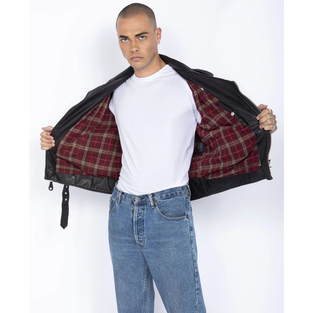 Schott NYC Vintage Perfecto Leren Jas Black Heren