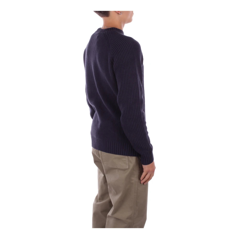 Suns Logo Sweater Regular Fit Katoen Acryl Blue Heren