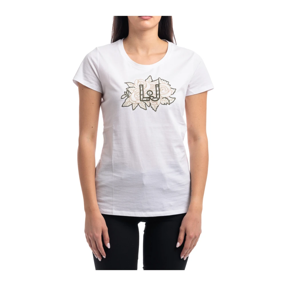 Liu Jo Bedrukt T-shirt White Dames