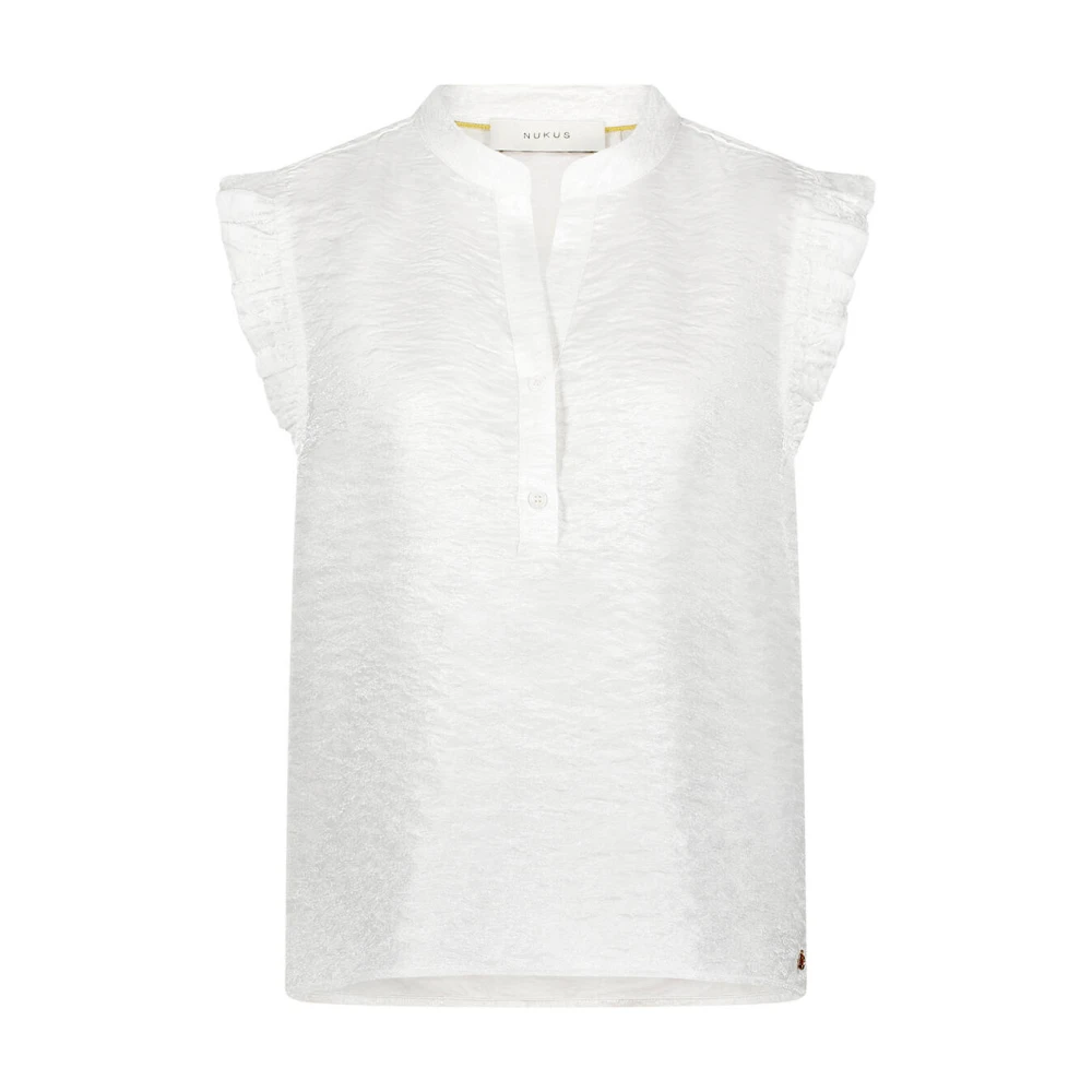 Nukus Stijlvolle Elise Top White Dames