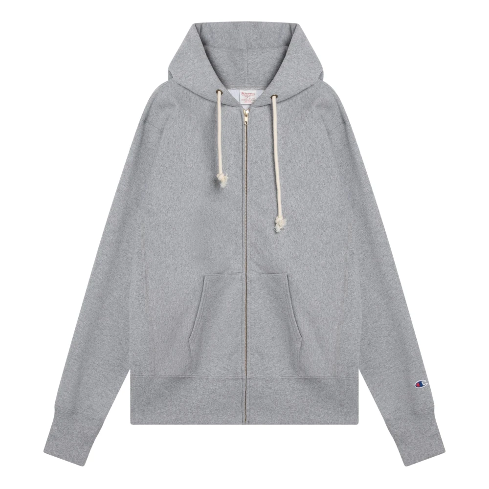 Champion Dragkedja Cardigan Sweatshirt Gray, Herr