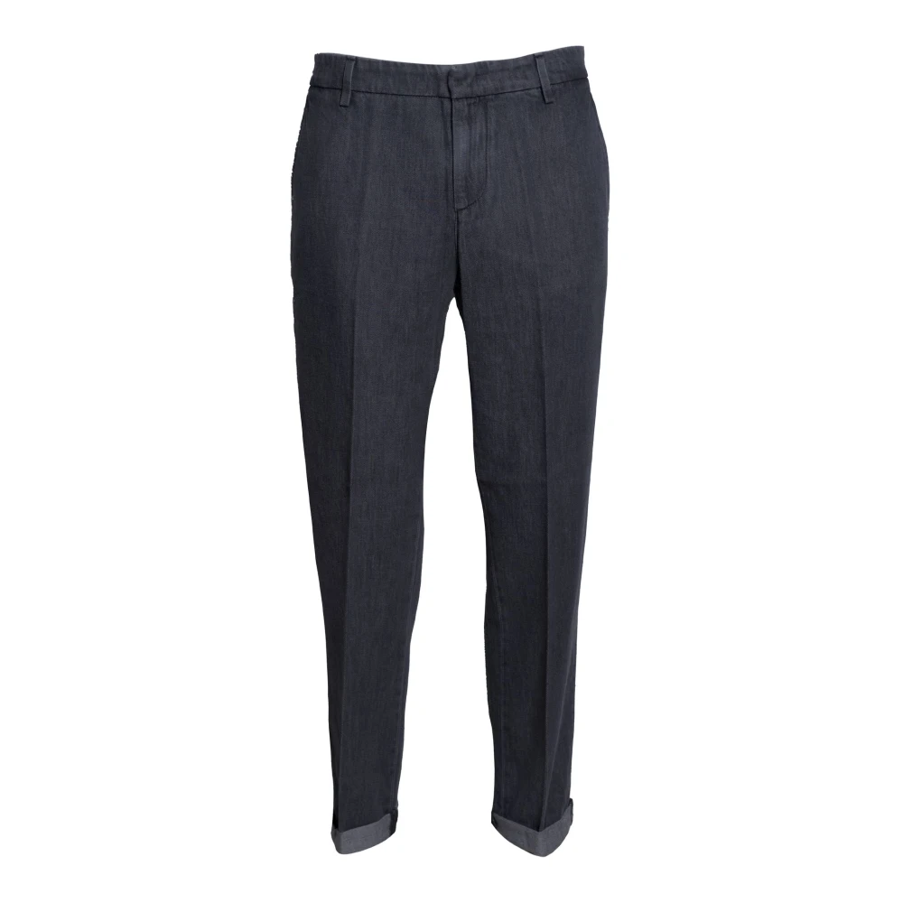 Dondup Men's Blue Slim Fit Jeans, W34, Gaubert Relaxed Jeans