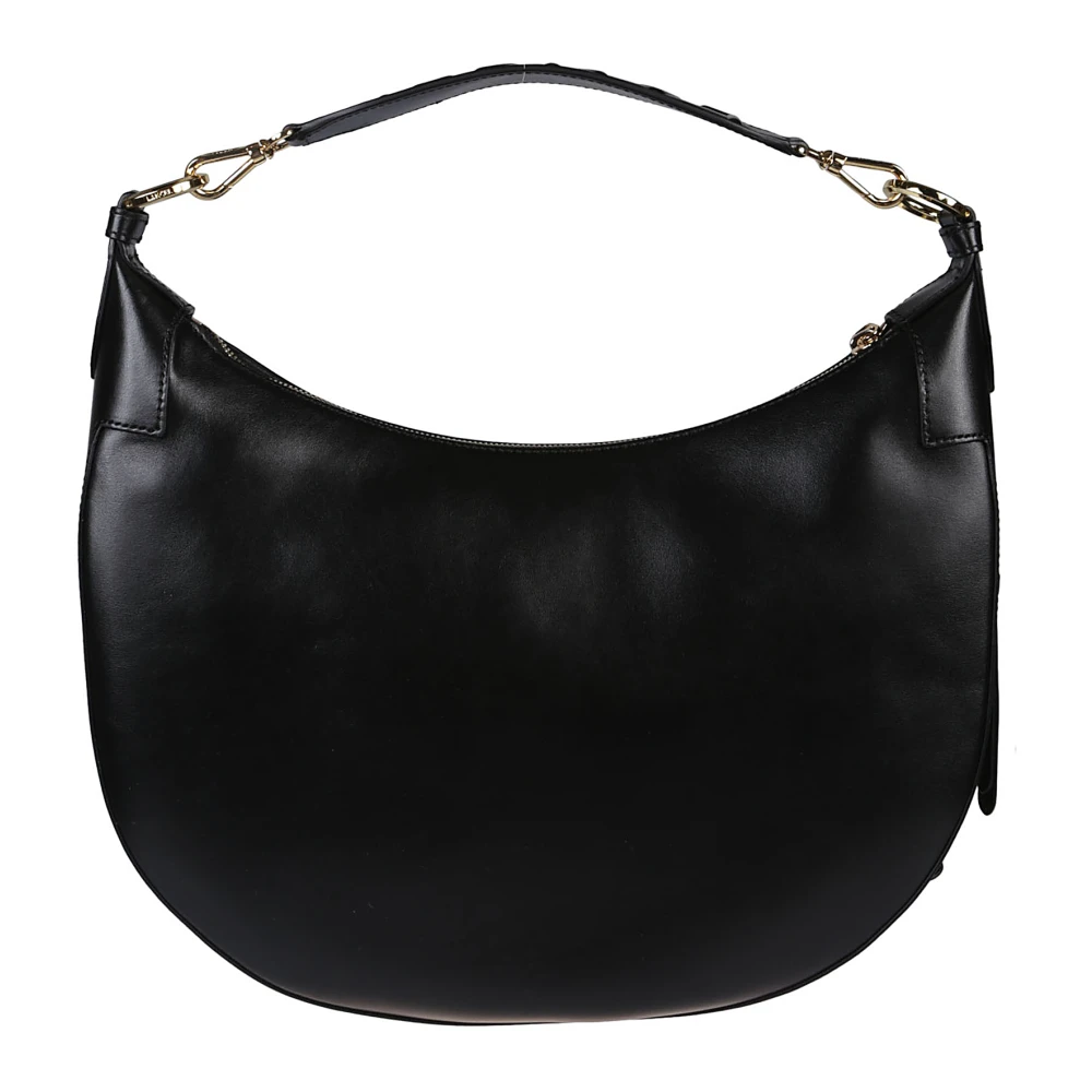 Lancel Stijlvolle Origami Hobo Tas Black Dames