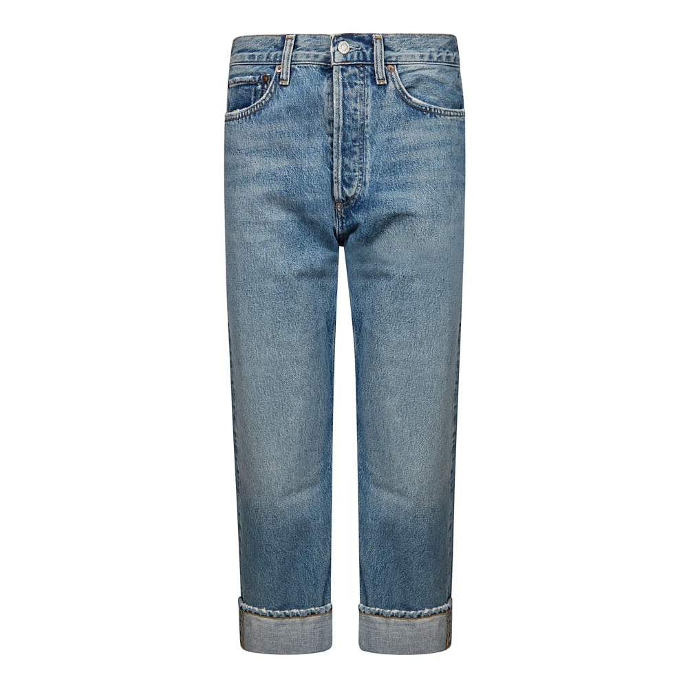 Agolde Klassieke Denim Jeans Blue Dames