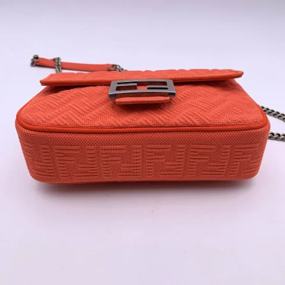 Fendi Vintage Pre-owned Leather fendi-bags Orange Dames
