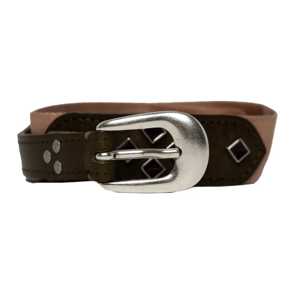 Our Legacy Cowboy Webbing Belt Brown Dames