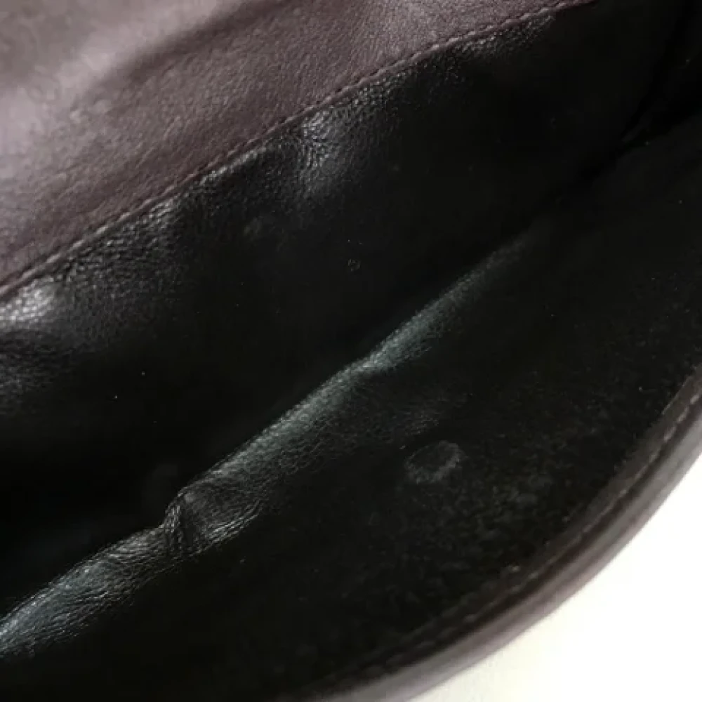 Gucci Vintage Pre-owned Leather wallets Brown Dames