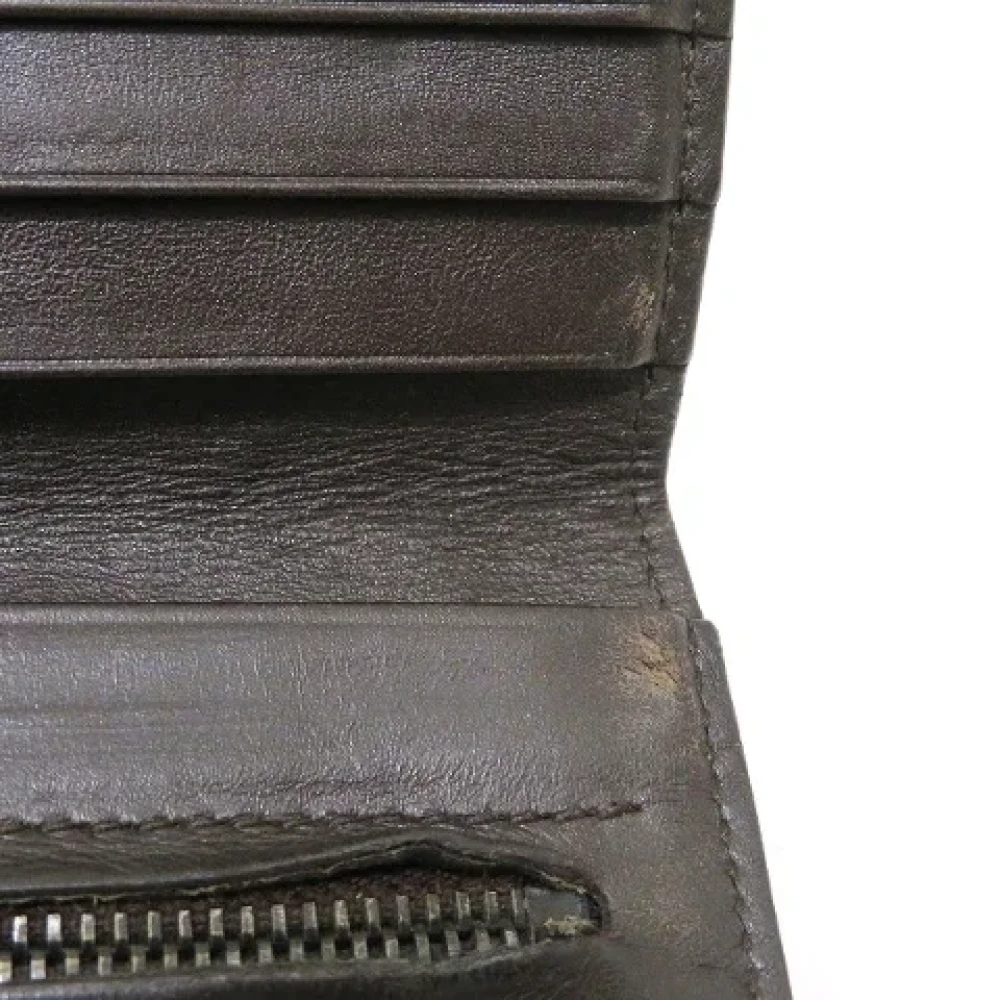 Bottega Veneta Vintage Pre-owned Leather wallets Brown Dames