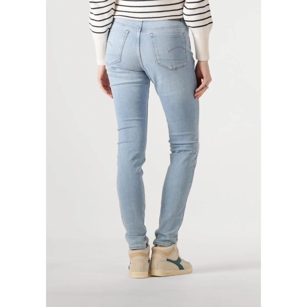 G-Star Blauwe Skinny Jeans voor Vrouwen Blue Dames