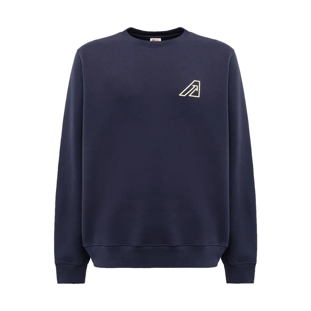 Autry Icon Crew Neck Sweatshirt Blue Heren