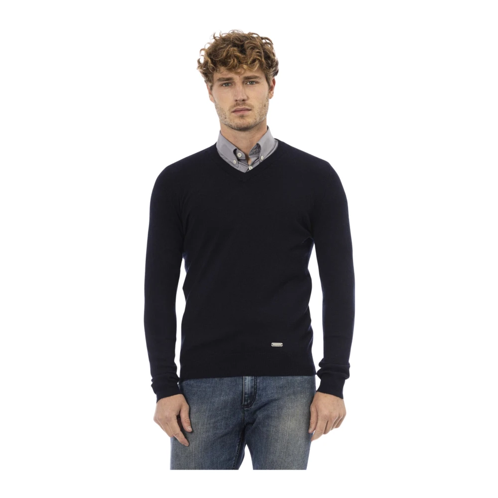 Knitwear > V-neck Knitwear - - Baldinini - Modalova
