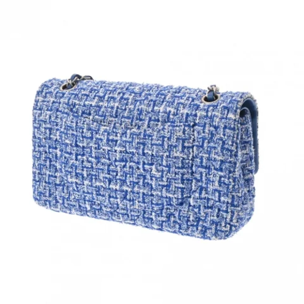 Chanel Vintage Pre-owned Fabric chanel-bags Blue Dames