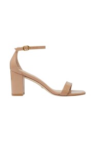 Sandali nudistcurve in pelle rosa pelle