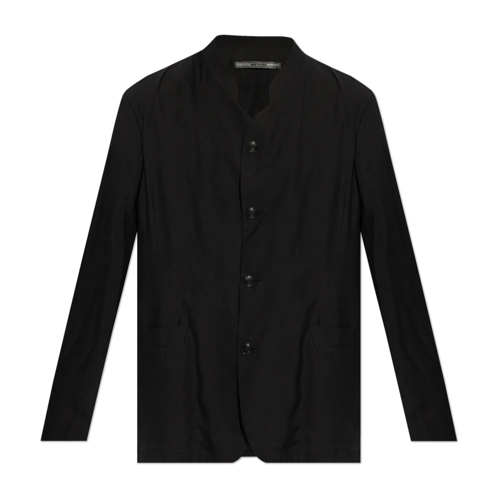 Giorgio Armani Single vent blazer Black Heren