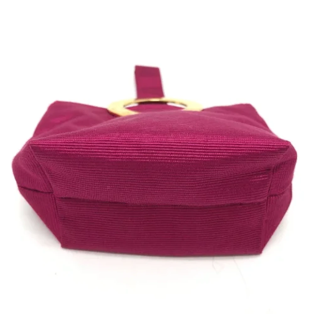 Celine Vintage Pre-owned Fabric celine-bags Pink Dames