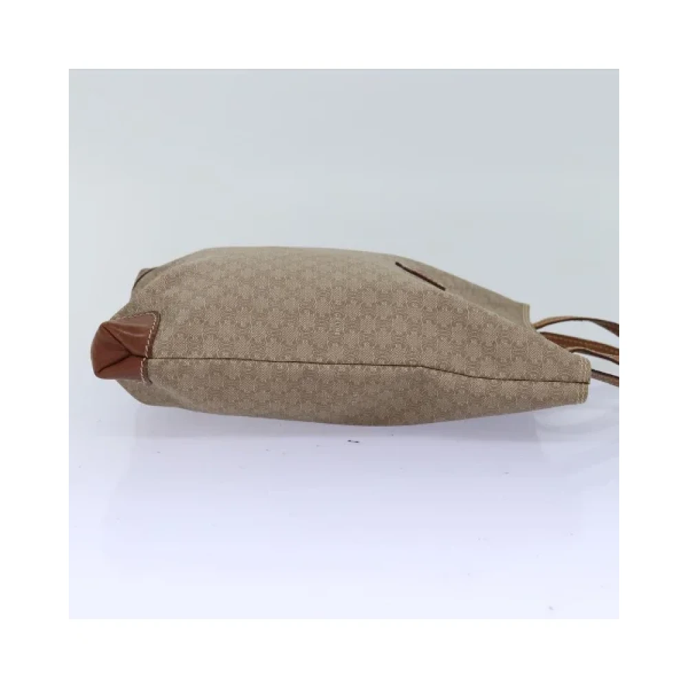 Celine Vintage Pre-owned Canvas handbags Beige Dames