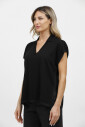 sleeveless-v-neck-polo-with-lurex-trim