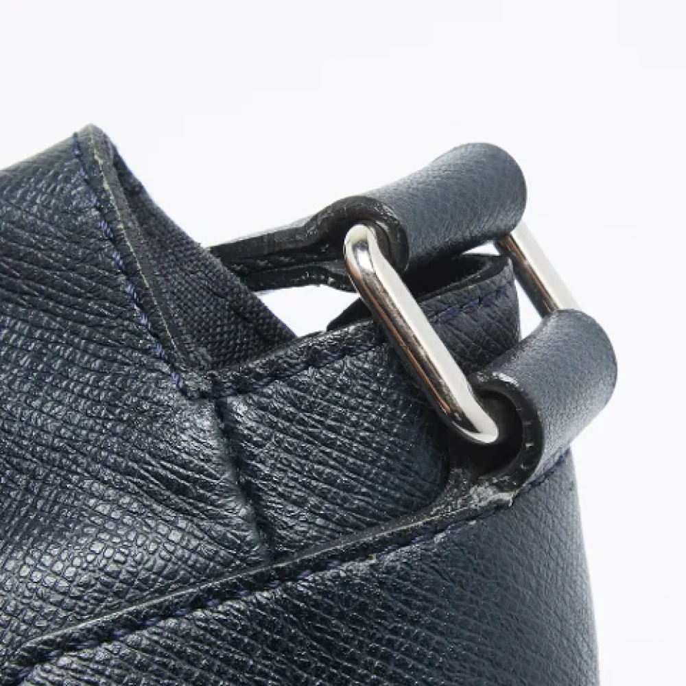 Louis Vuitton Vintage Pre-owned Leather louis-vuitton-bags Blue Heren