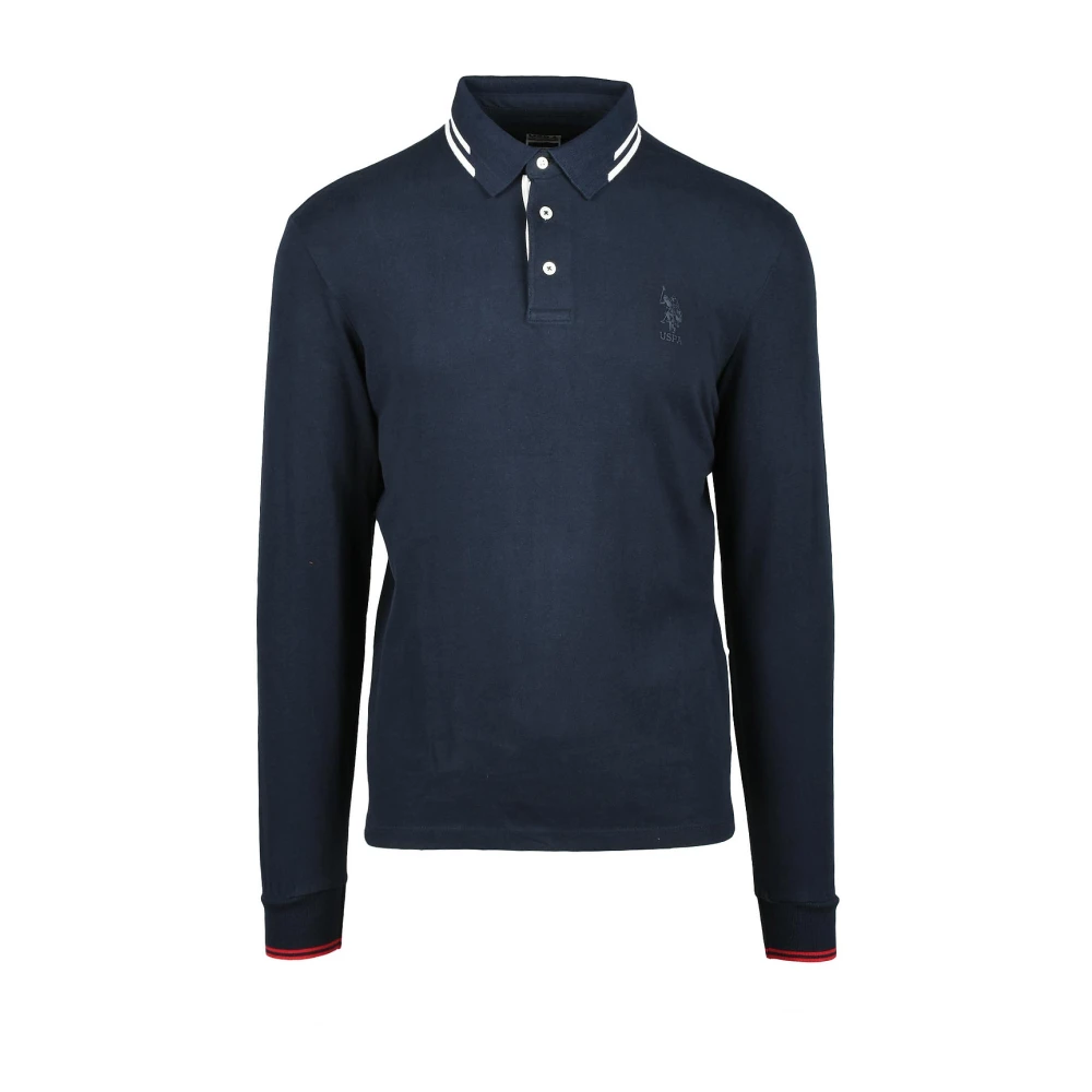 U.s. Polo Assn. Mannen Navy Blauw Shirt Blue Heren