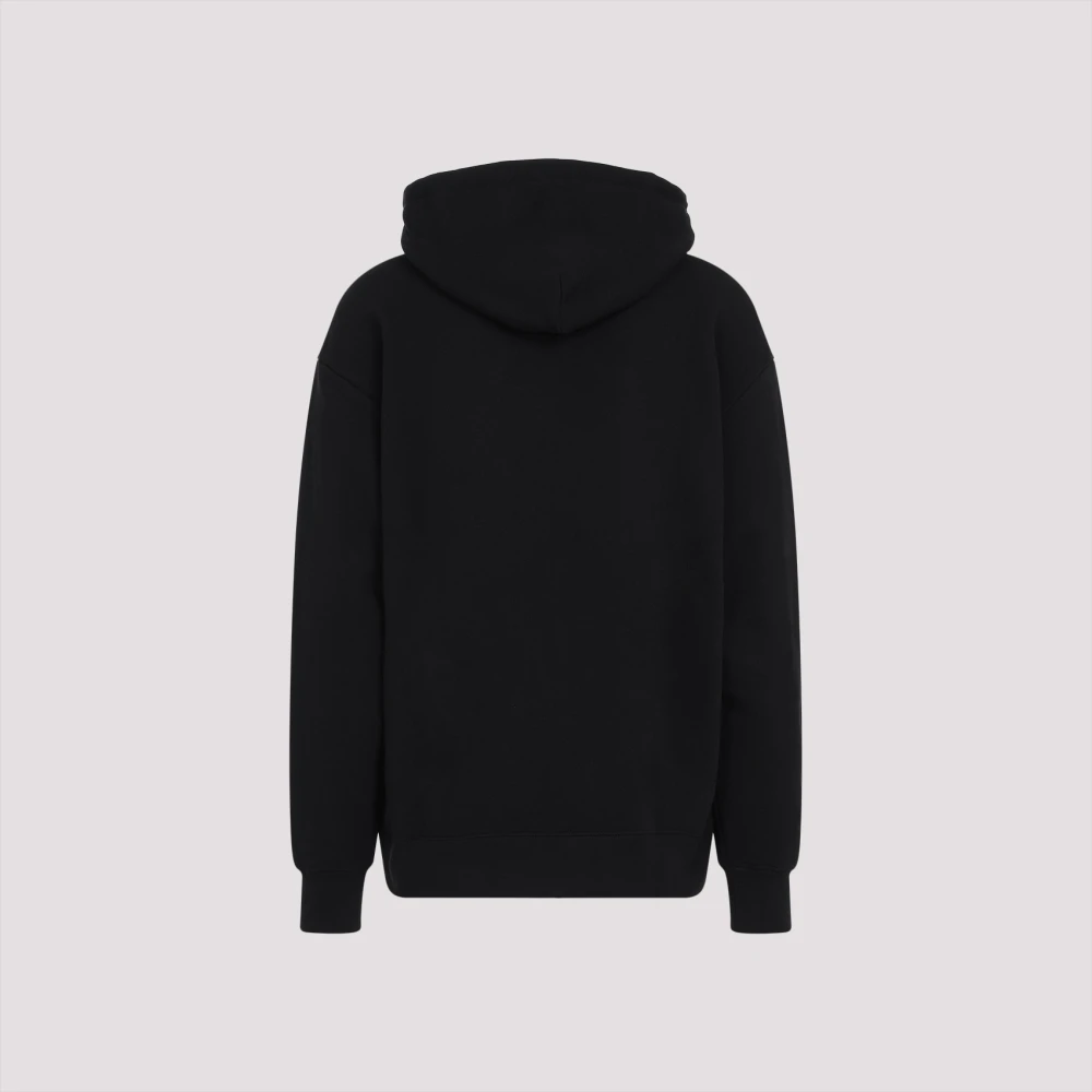 Valentino Zwarte Sweatshirt Verhoog Garderobe Mode Statement Black Heren