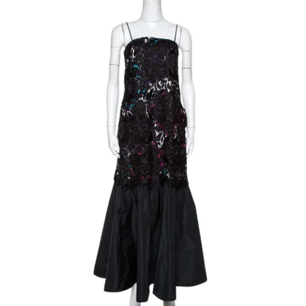 Armani Pre-owned Lace dresses Black Dames