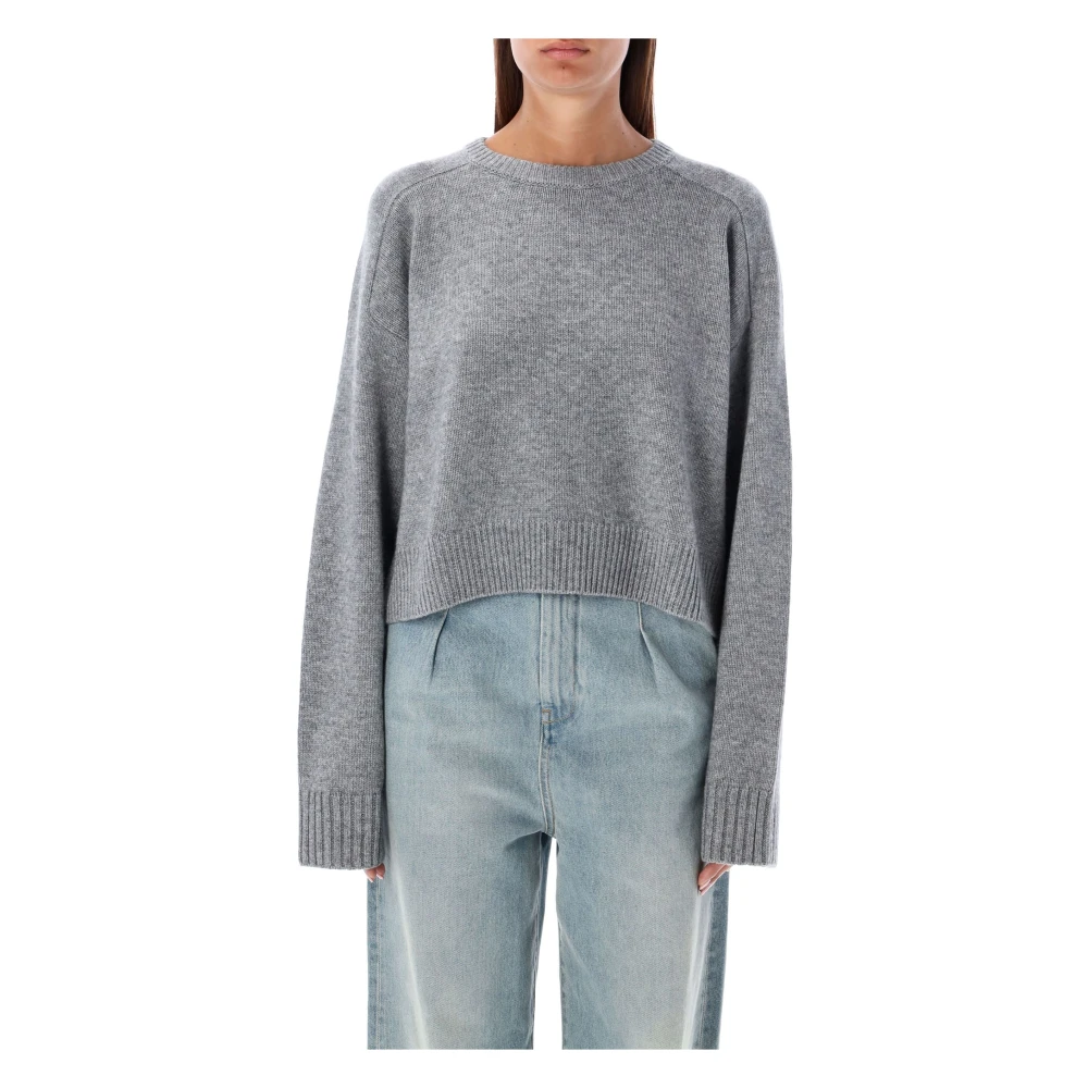 Loulou Studio Grijze Gebreide Bruzzi Sweater Aw24 Gray Dames