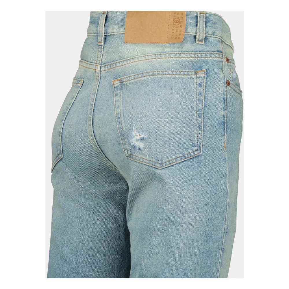 MM6 Maison Margiela Adhesive Band Jeans Blue Dames