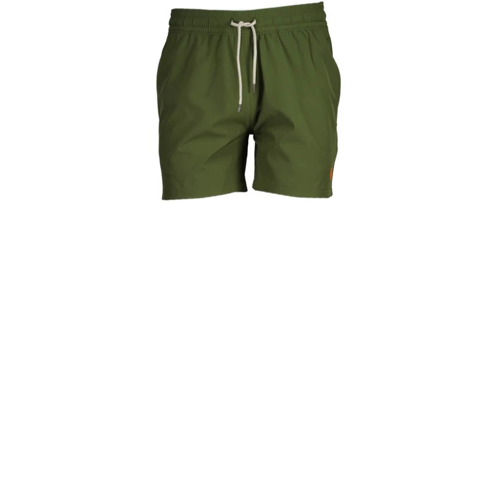 Ralph Lauren Slim Fit Zwemshorts Green Heren