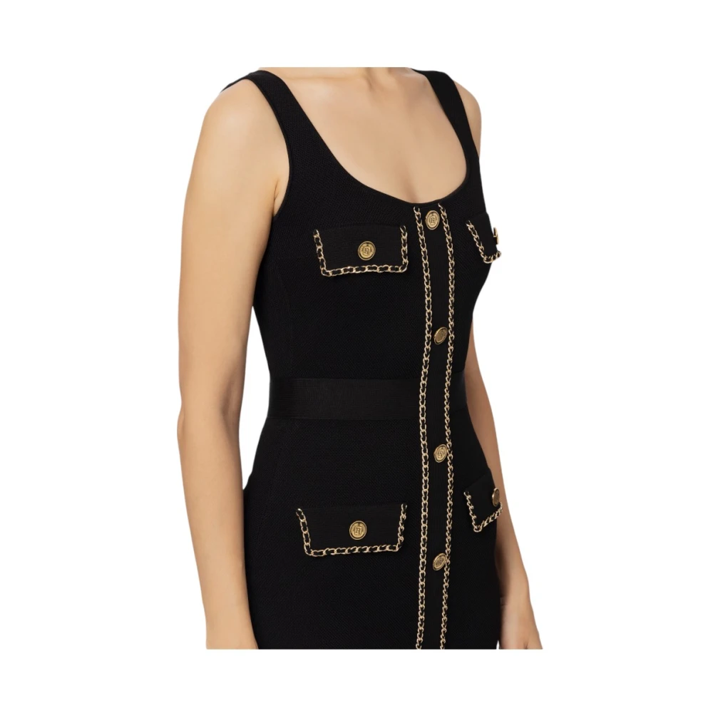 Elisabetta Franchi Elegante Jurk voor Speciale Gelegenheden Black Dames