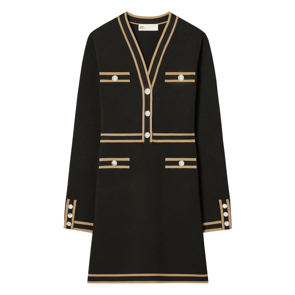 TORY BURCH Kendra Mini Jurk Black Dames