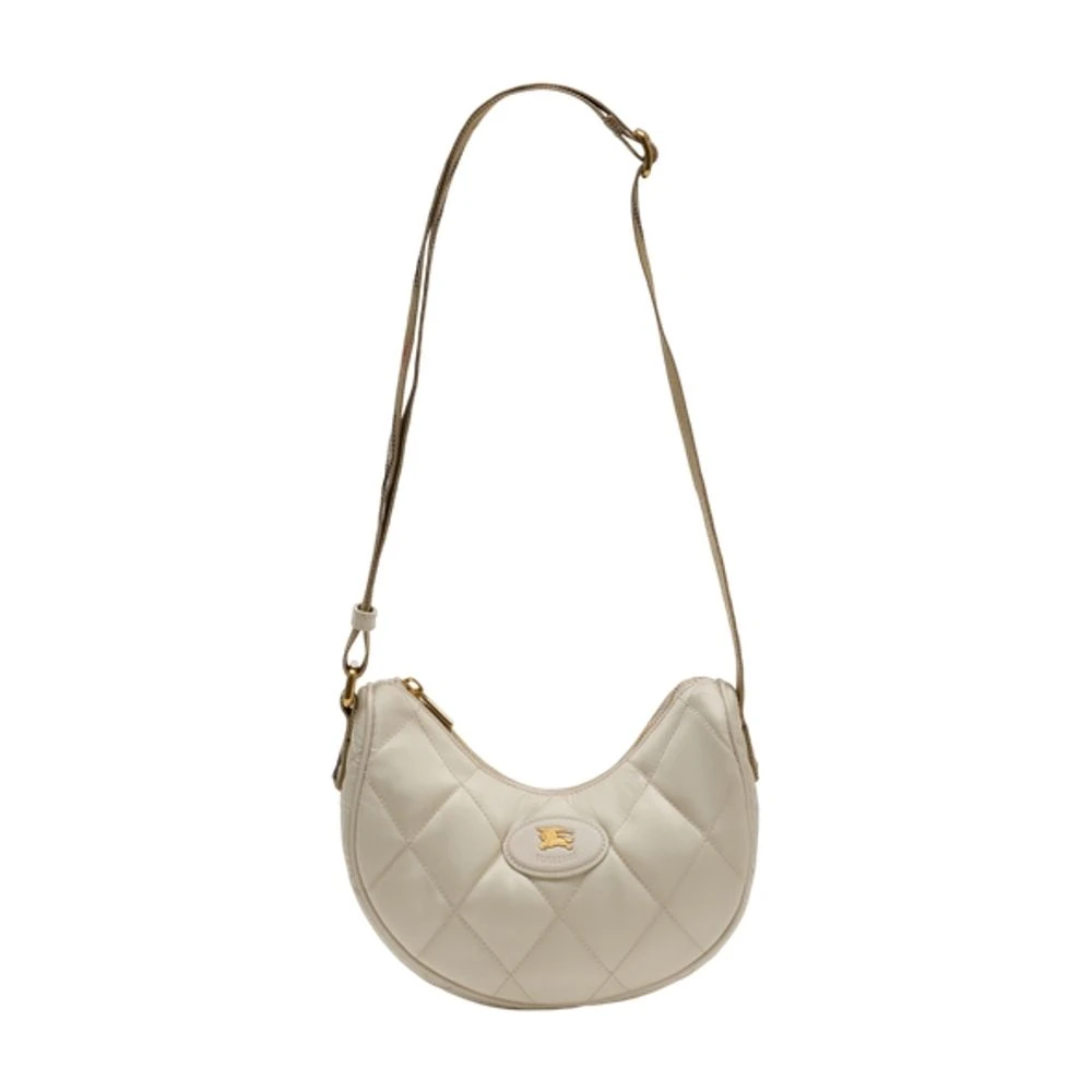 Burberry Women's White Cross Body Bags, One Size, Horseshoe Crossbody Bag