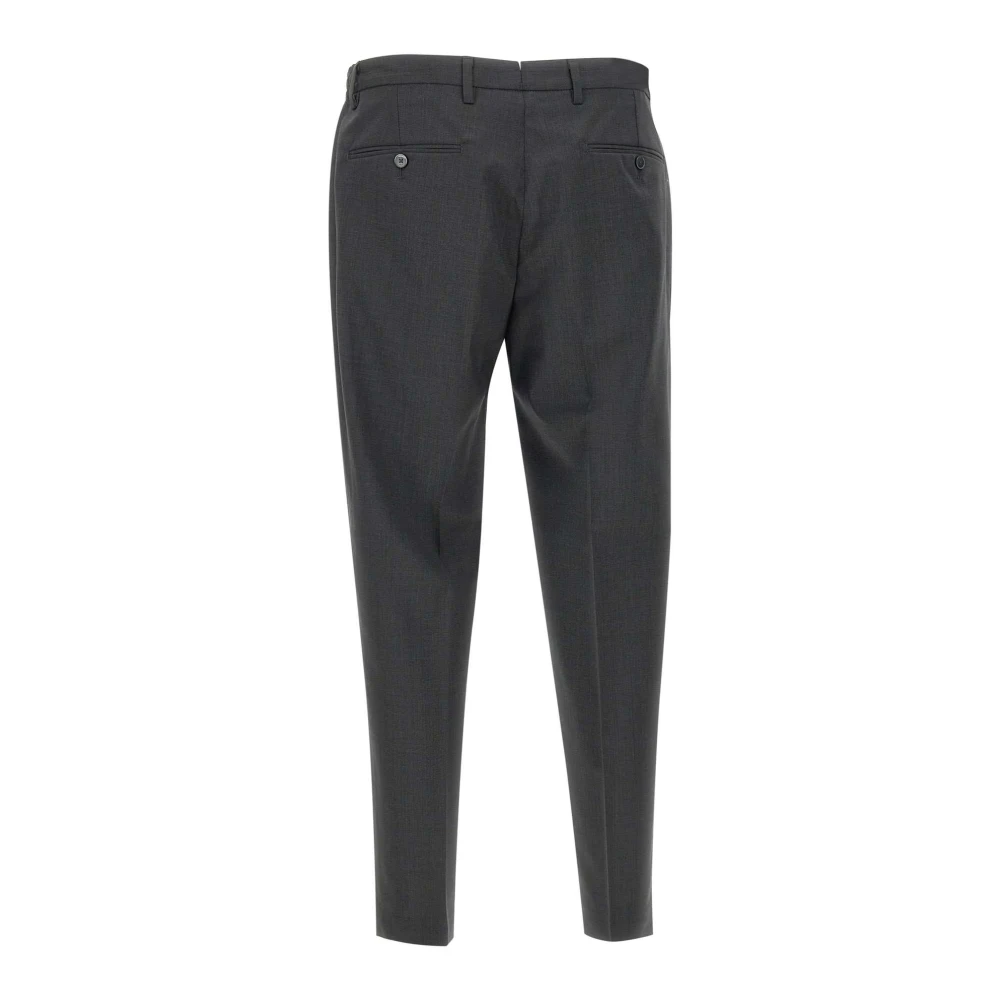 Briglia Grijze Stretchwol Broek Gray Heren
