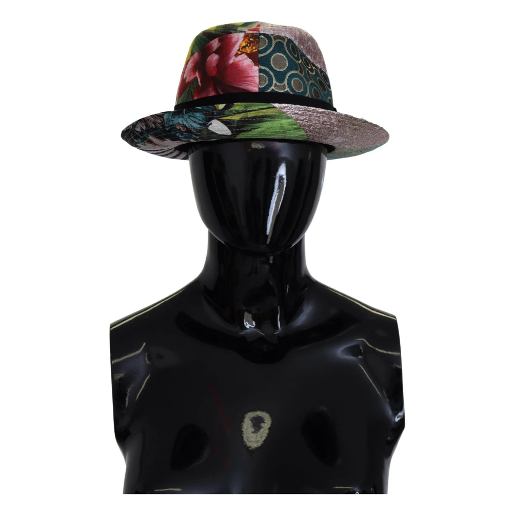 Dolce & Gabbana Women's Patchwork Fedora Hat Multicolor