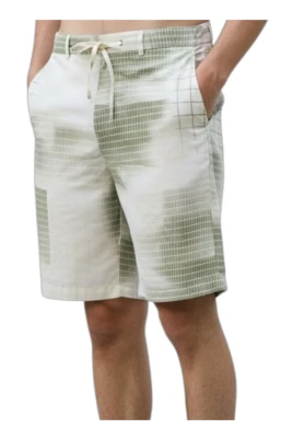 Diffused AOP Relaxed Straight Shorts
