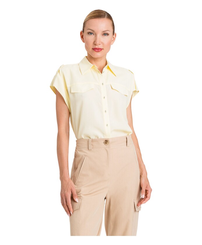 ensemble-chemise-jaune-en-soie