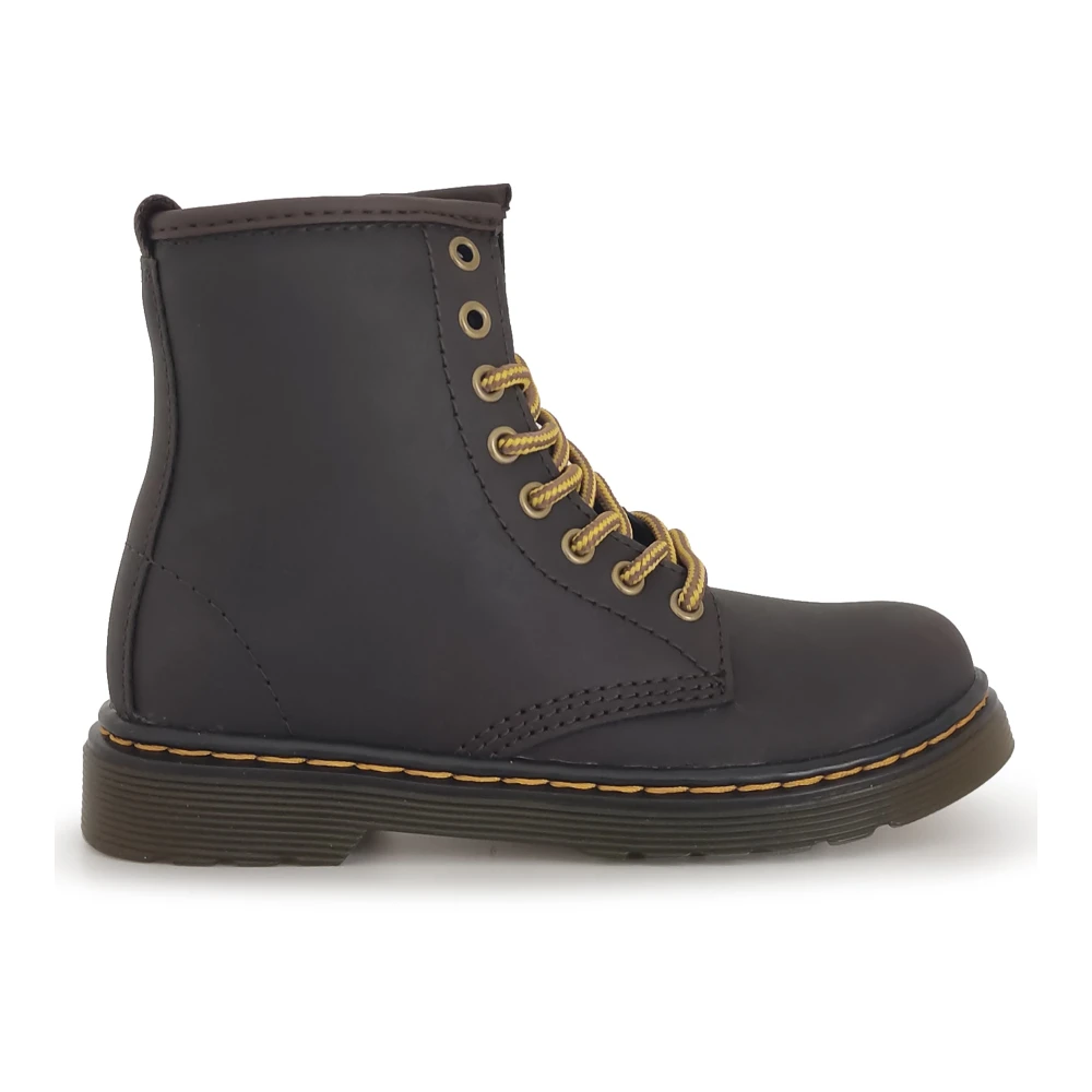 Dr. Martens Boys Brown Kids Boots, 31 Eu, 1460 Wildhorse Ankle Boot