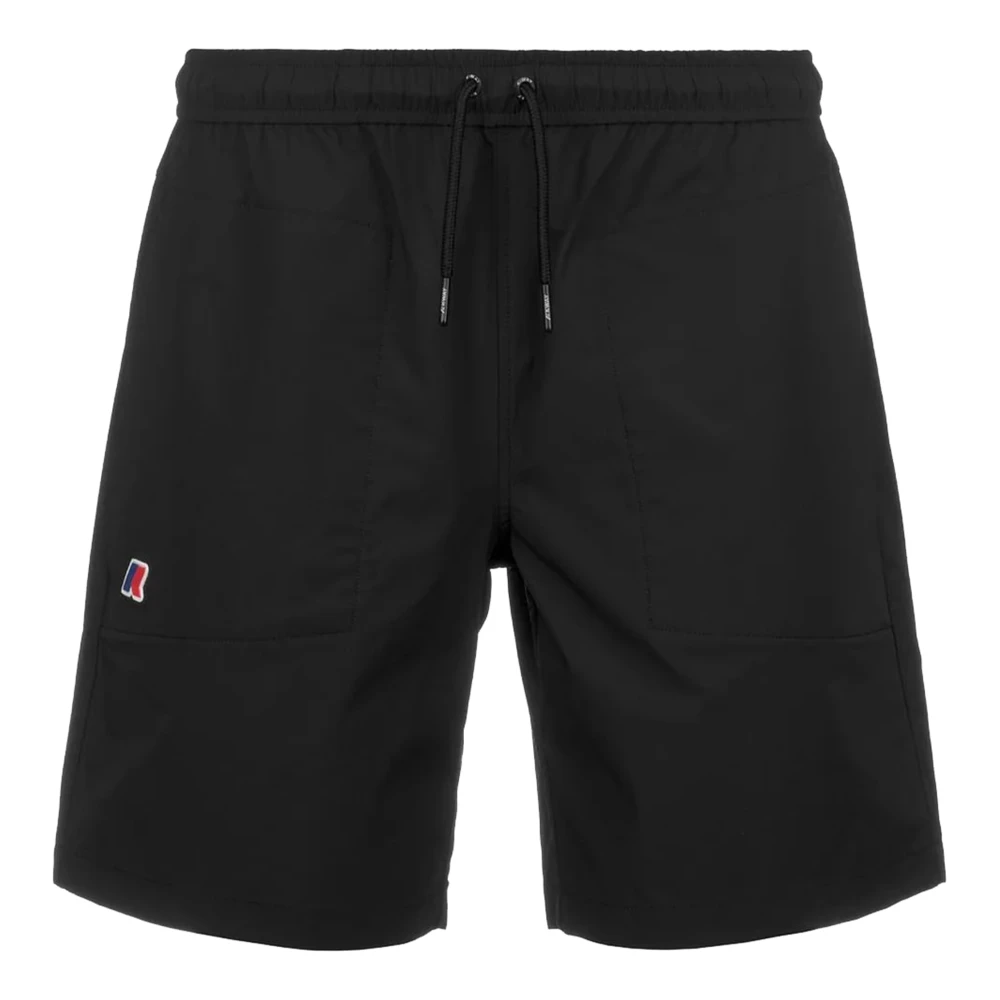 K-Way Men's Black Casual Shorts - Casual Shorts - L - Shorts