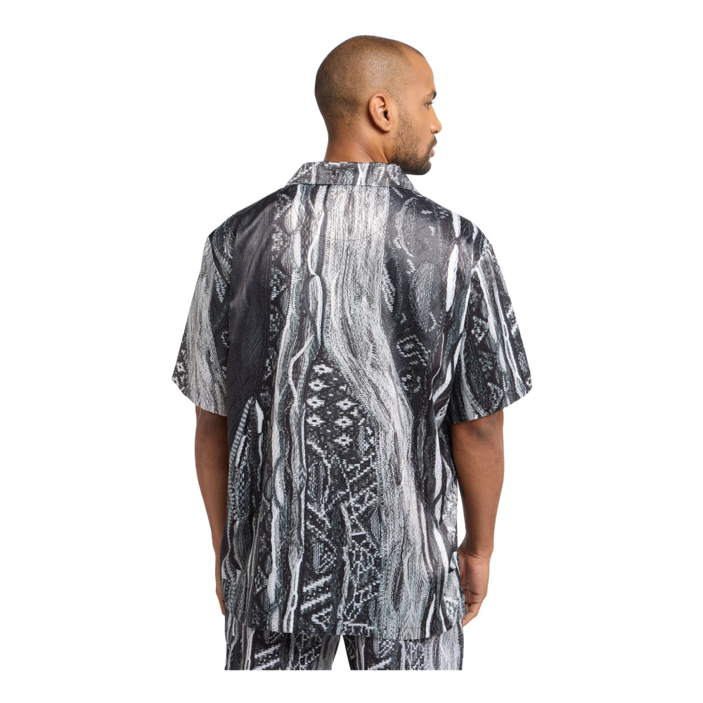 carlo colucci Stijlvol Allover Print Overhemd Multicolor Heren