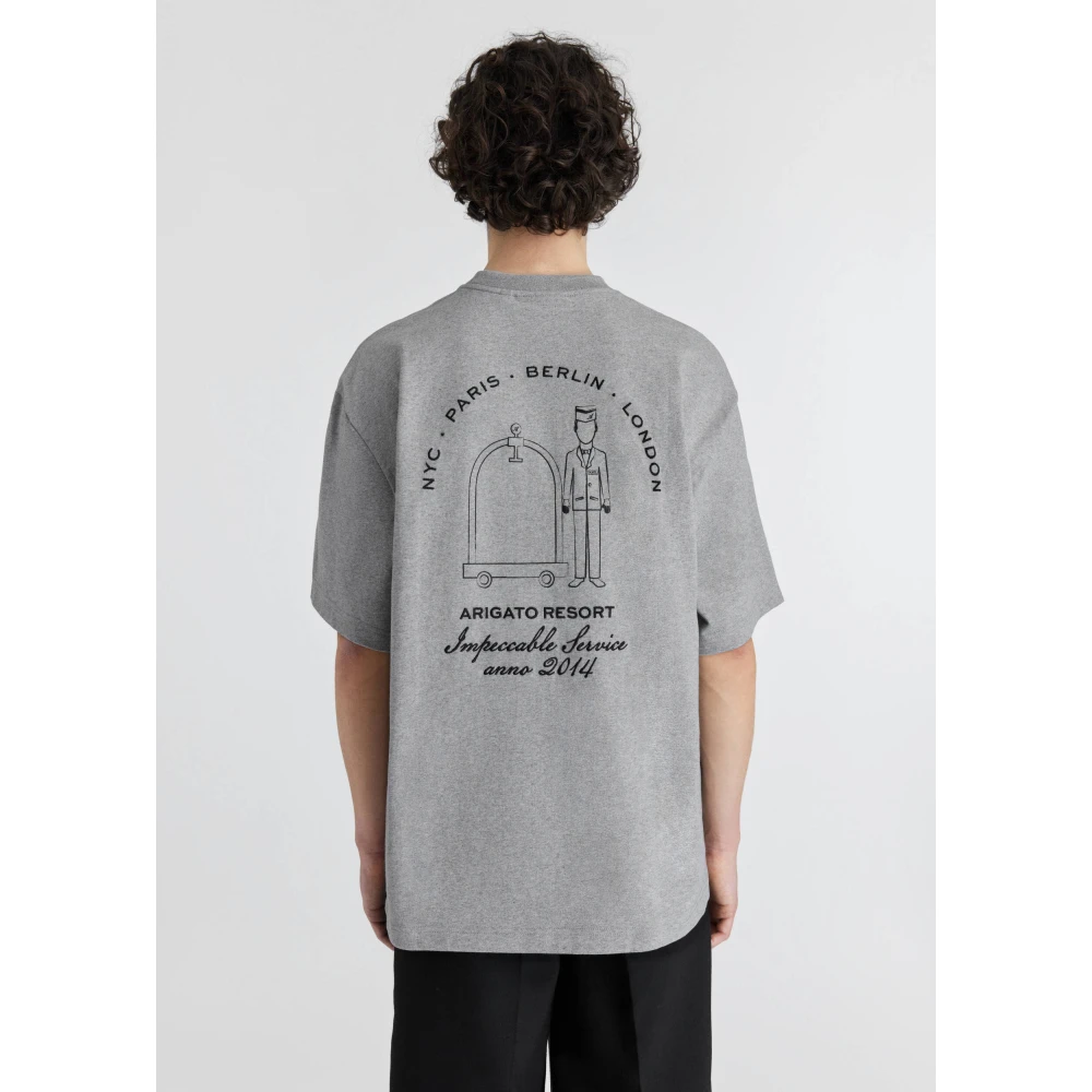 Axel Arigato Resort T-shirt Gray Heren