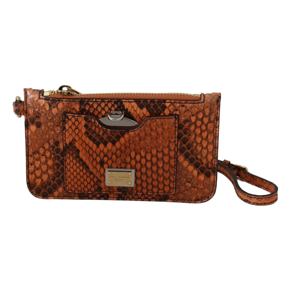 Dolce & Gabbana Women's Brown Wallets & Cardholders, One Size, Agnese Coin Wallet