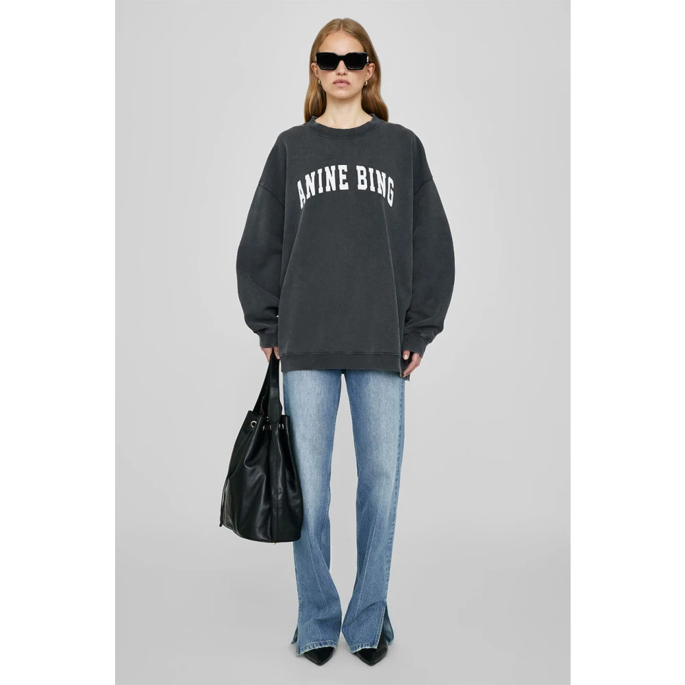 Anine Bing Tyler Sweatshirt Black Dames