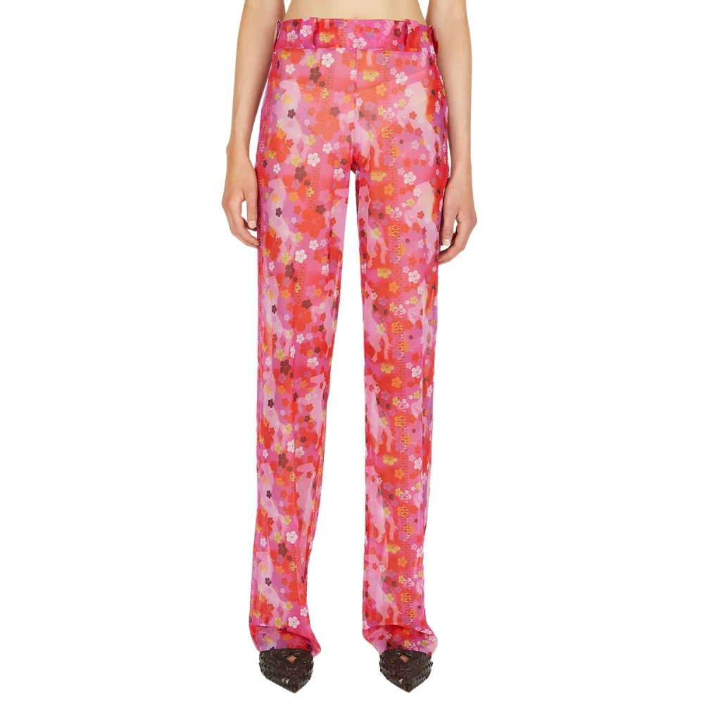 Louise Lyngh Bjerregaard Bloemenprint Office Broek Multicolor Dames