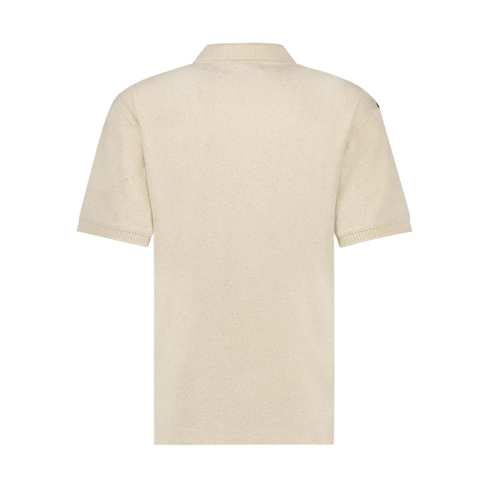 Aeden Stijlvolle Polo Sand Shirt Beige Heren